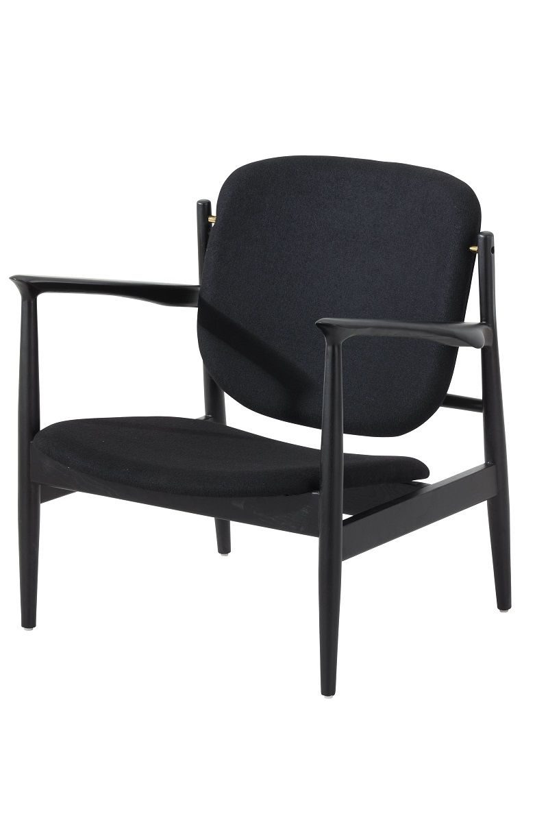 The Replica France Lounge Chair by Finn Juhl in Black
