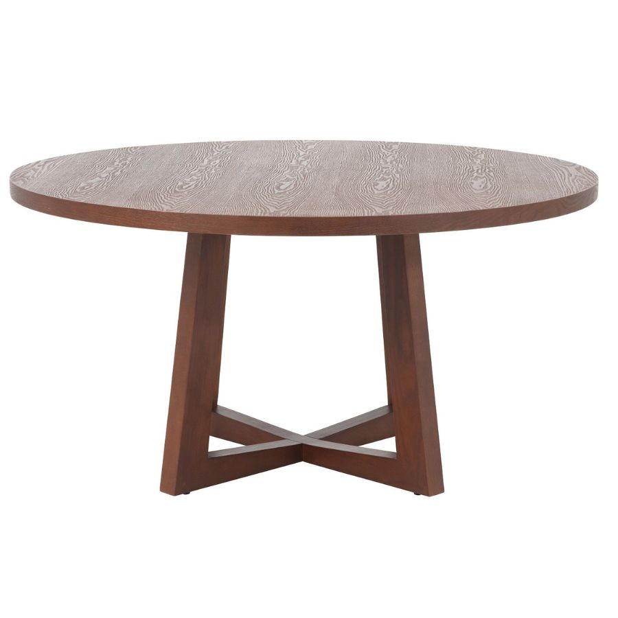 Replica Designer Dining Table; Replica Brad Ascalon Dining Table Walnut; Round Table; Walnut Table