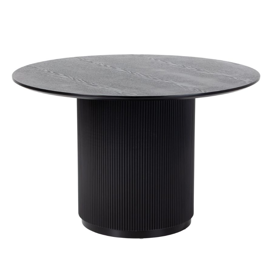 Replica Designer Dining Table; Replica Tully Dining Table Black; Round Table; Black Table