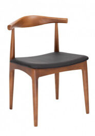 Replica Hans Wegner Elbow Chair Mid Walnut